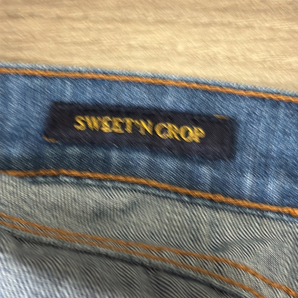 Lucky Brand jeans women cropped‎  size 8 29 Blue Ankle Cropped Jeans medium wash - Picture 10 of 14